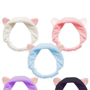 🎀MAKEUP/SKINCARE CAT EAR HEADBAND🎀